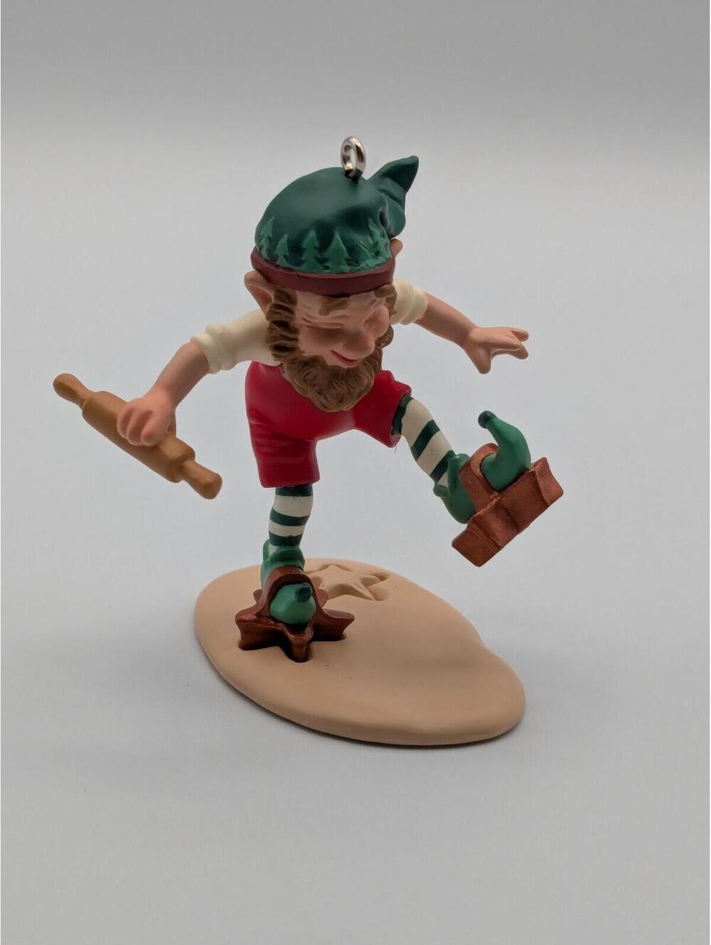 Hallmark Keepsake Creative Cutter 2001, Cooking for Christmas Elf Ornament